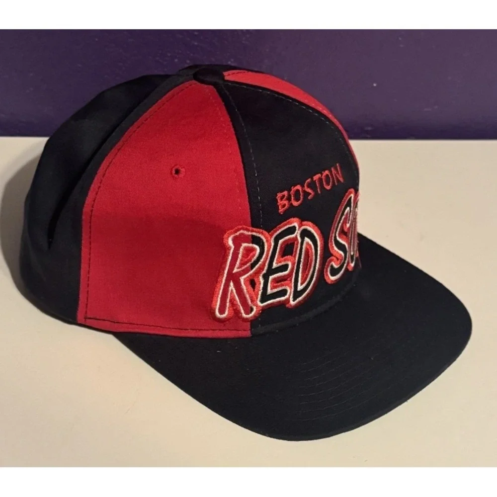 Vintage Starter Boston Red Sox Hat Tripower Sports Specialties Script 90s Rare